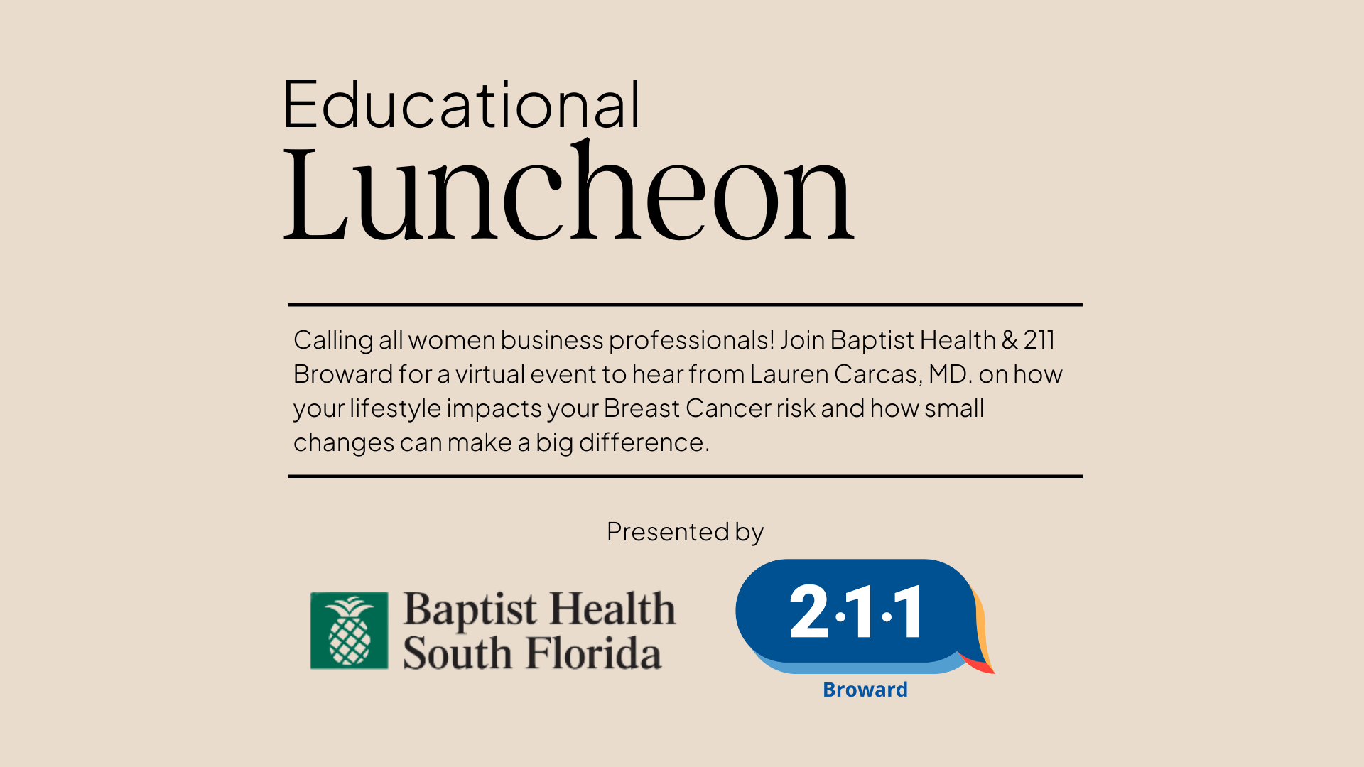 The Daily Drip Pineapple Power Lunch Presented by Baptist Health